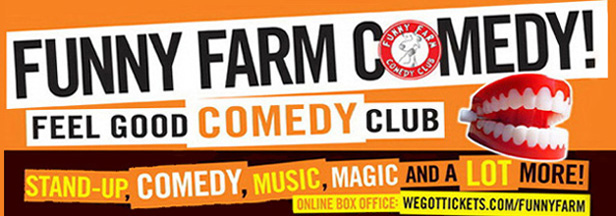 Funny Farm Comedy Club features the best in live stand up comedy entertainment at the Waterman's Arms in Eton - just over the bridge from Windsor , Berkshire